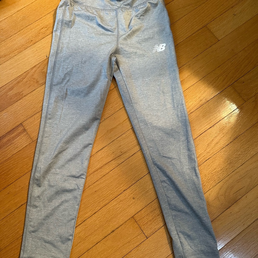 New Balance Kids Light Gray Leggings